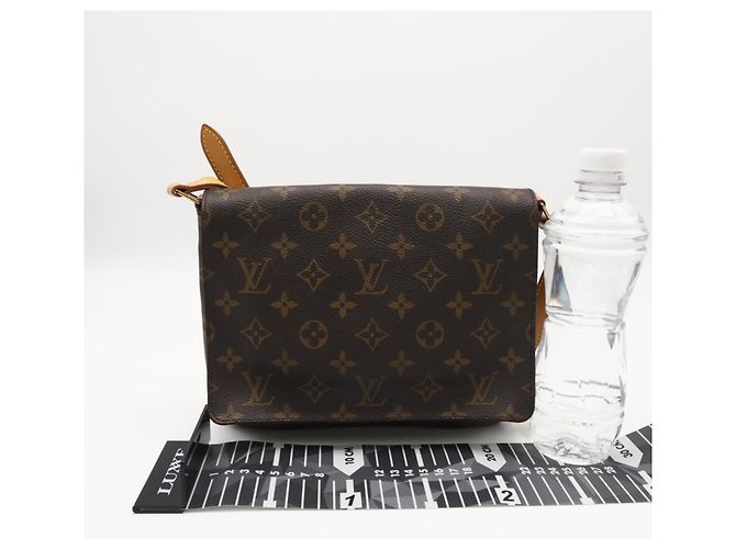 Louis Vuitton Monogram Musette Tango Schultertasche Braun Beige - Ansicht 3