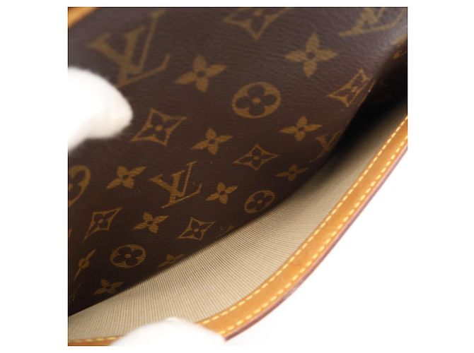 Louis Vuitton Monogram Reporter PM M45254 Borsa a Tracolla Marrone Beige - vista 16