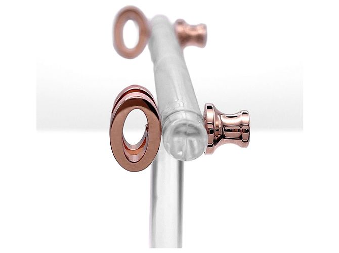 Hermès HERMES Mini Pop H Rocabar Ohrringe Pink Golden - Ansicht 3