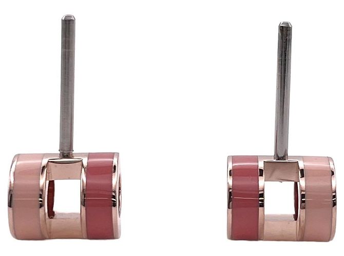 Hermès HERMES Mini Pop H Rocabar Ohrringe Pink Golden - Ansicht 6