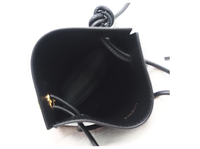 Borsa a tracolla Loewe Pebble Dice Pocket Nero - vista 11