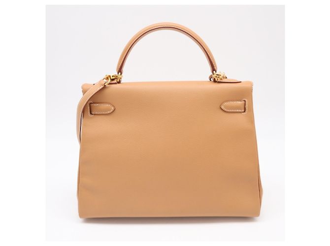Hermès Borsa HERMES Courchevel Kelly 32, Brown Marrone - vista 2