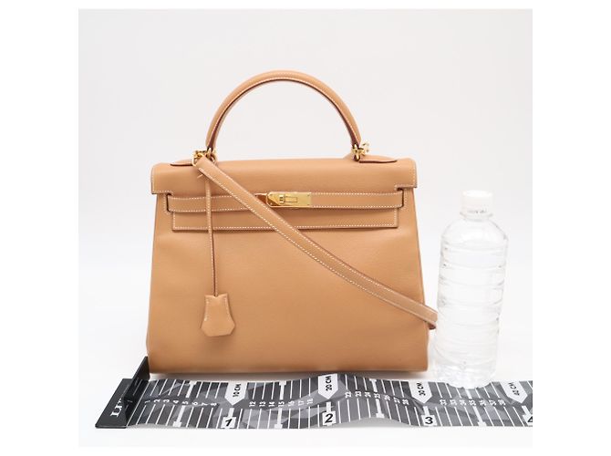 Hermès Borsa HERMES Courchevel Kelly 32, Brown Marrone - vista 3