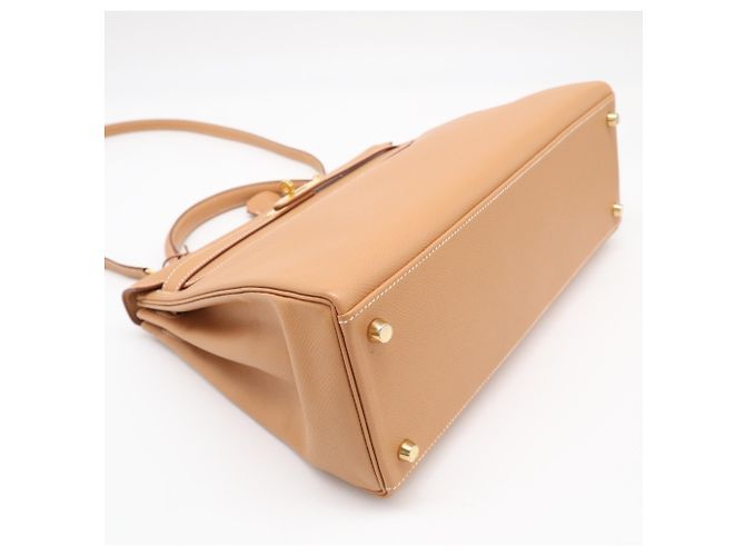 Hermès Borsa HERMES Courchevel Kelly 32, Brown Marrone - vista 5