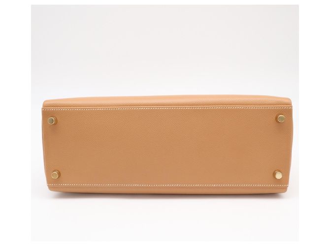 Hermès Borsa HERMES Courchevel Kelly 32, Brown Marrone - vista 7