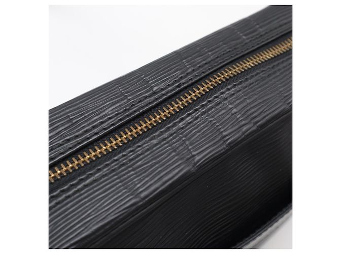 Borsa a tracolla Louis Vuitton Epi Trocadero Noir Nero - vista 8