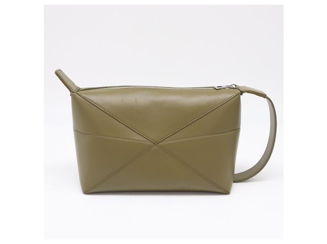 Borsa Puzzle Fold in vitello lucido Loewe Cachi - vista 2