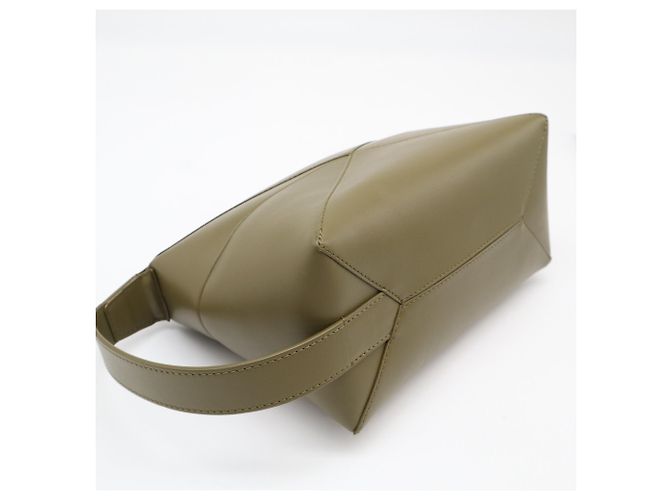 Borsa Puzzle Fold in vitello lucido Loewe Cachi - vista 5