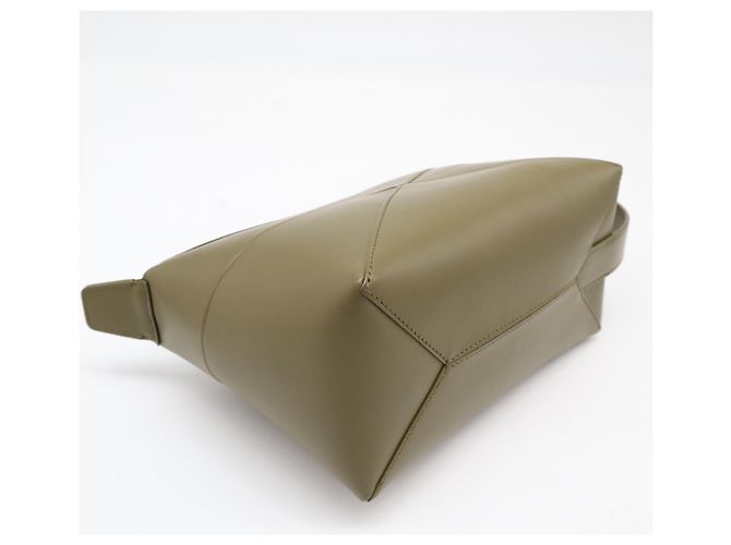 Borsa Puzzle Fold in vitello lucido Loewe Cachi - vista 6