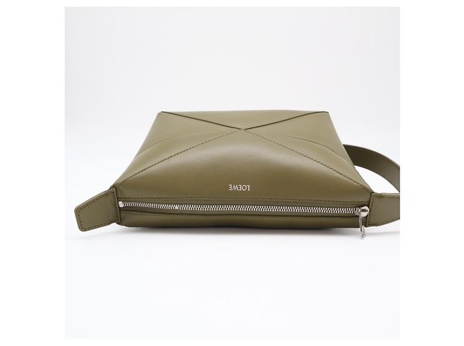 Borsa Puzzle Fold in vitello lucido Loewe Cachi - vista 8