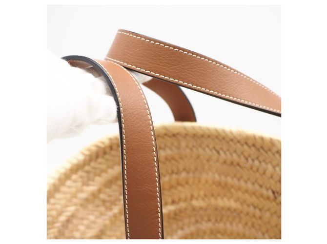 Loewe Small Basket Handtasche Braun Beige Marineblau - Ansicht 10