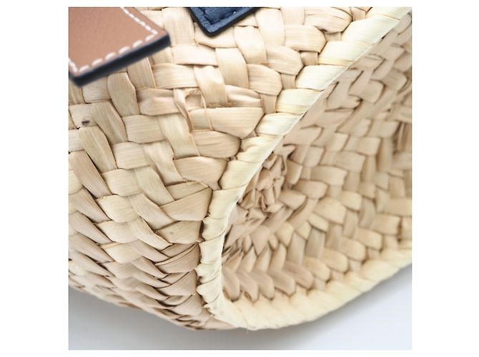 Loewe Small Basket Handtasche Braun Beige Marineblau - Ansicht 11