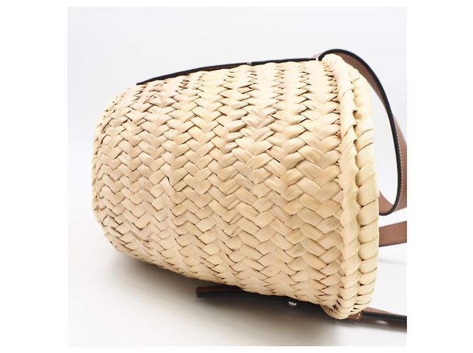 Loewe Small Basket Handtasche Braun Beige Marineblau - Ansicht 6