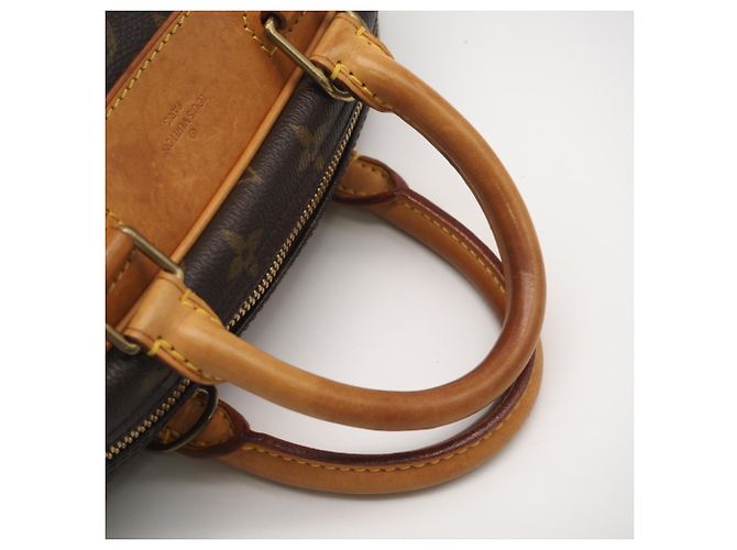 Borsa Louis Vuitton Monogram Trouville Marrone Beige - vista 10
