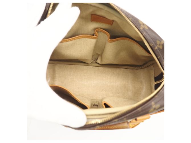 Borsa Louis Vuitton Monogram Trouville Marrone Beige - vista 12