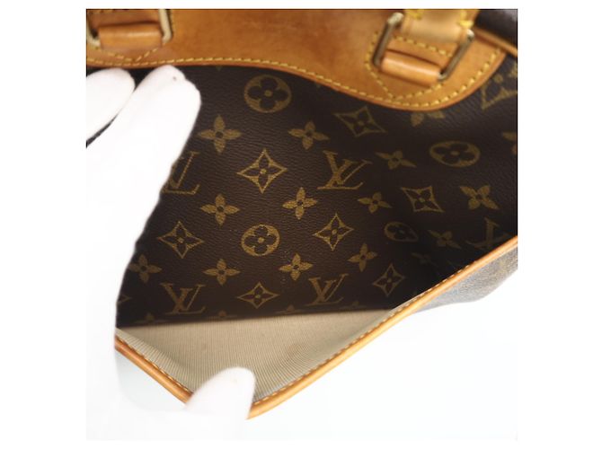 Borsa Louis Vuitton Monogram Trouville Marrone Beige - vista 13