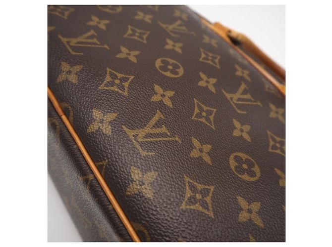 Borsa Louis Vuitton Monogram Trouville Marrone Beige - vista 4