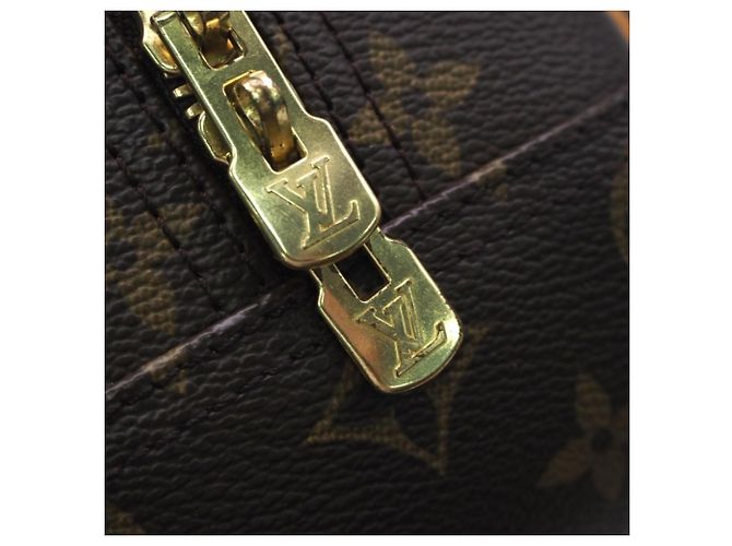 Borsa Louis Vuitton Monogram Trouville Marrone Beige - vista 9