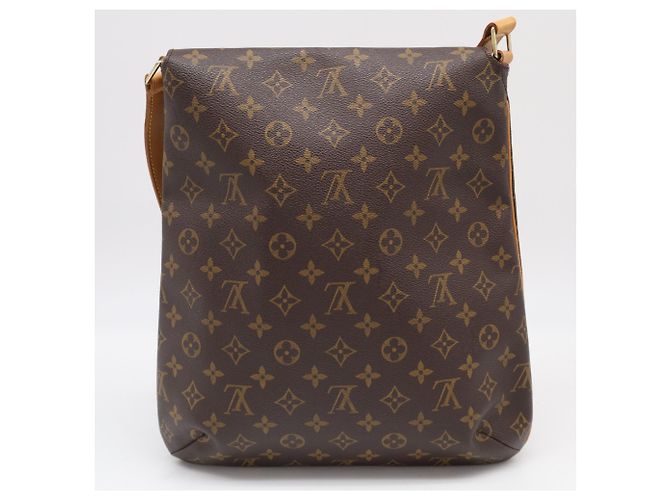 Louis Vuitton Monogram Musette Schultertasche Braun Beige - Ansicht 2
