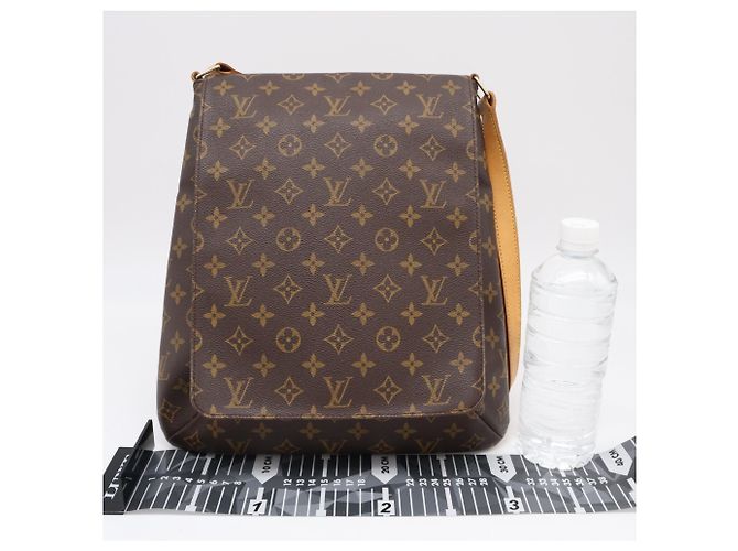 Louis Vuitton Monogram Musette Schultertasche Braun Beige - Ansicht 3