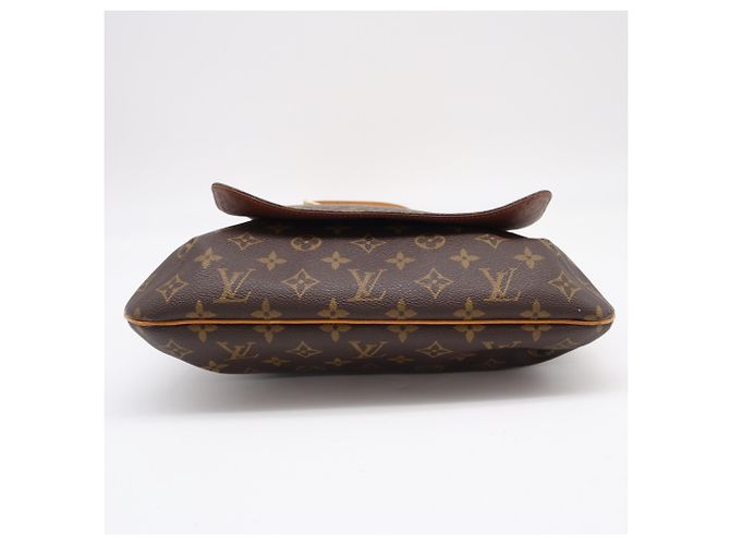 Louis Vuitton Monogram Musette Schultertasche Braun Beige - Ansicht 7