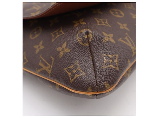 Louis Vuitton Monogram Musette Schultertasche Braun Beige - Ansicht 9