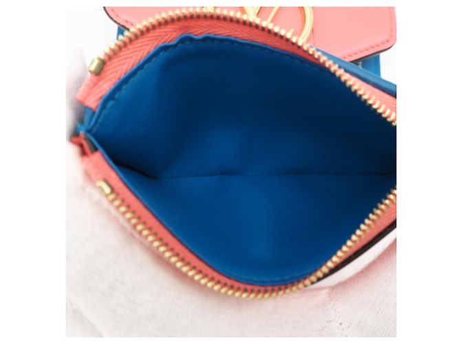 Cartera Tri-fold Louis Vuitton Rosa Azul - vista 12