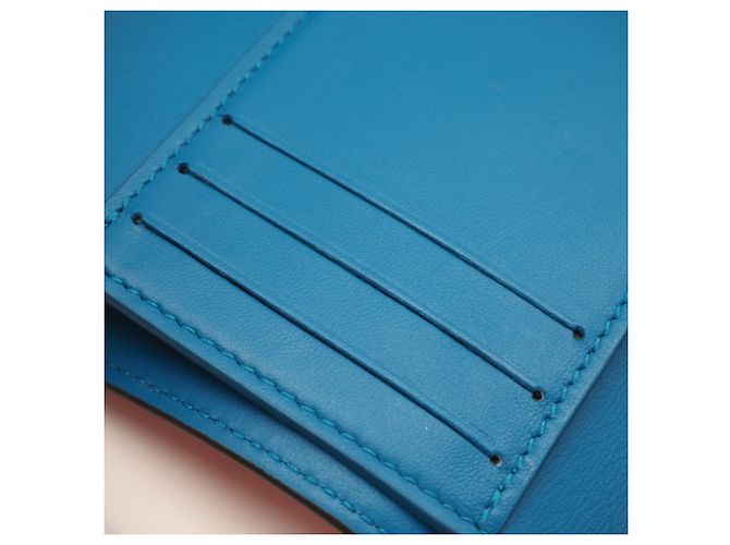 Cartera Tri-fold Louis Vuitton Rosa Azul - vista 15