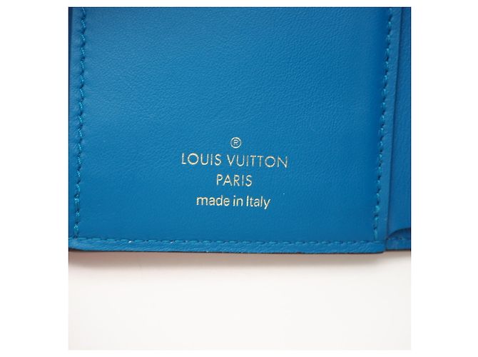 Cartera Tri-fold Louis Vuitton Rosa Azul - vista 16