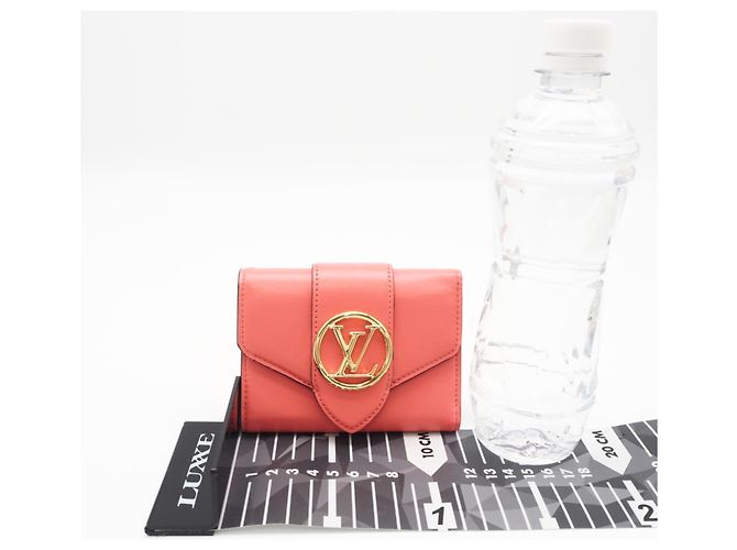 Cartera Tri-fold Louis Vuitton Rosa Azul - vista 3