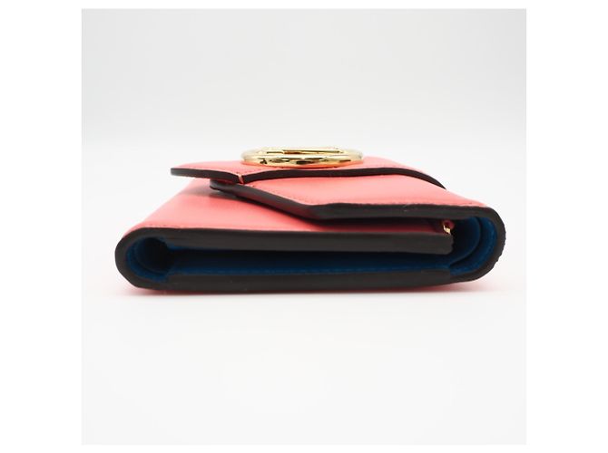 Cartera Tri-fold Louis Vuitton Rosa Azul - vista 5