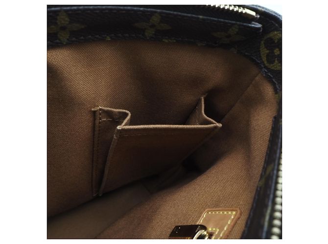 Borsa a mano Louis Vuitton Monogram Cabas Piano Marrone Beige - vista 11