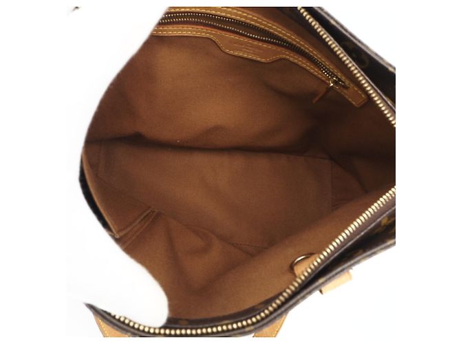 Borsa a mano Louis Vuitton Monogram Cabas Piano Marrone Beige - vista 12