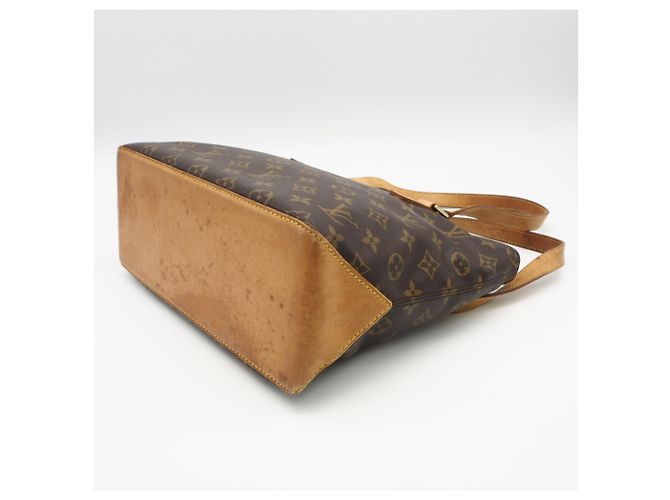 Borsa a mano Louis Vuitton Monogram Cabas Piano Marrone Beige - vista 6