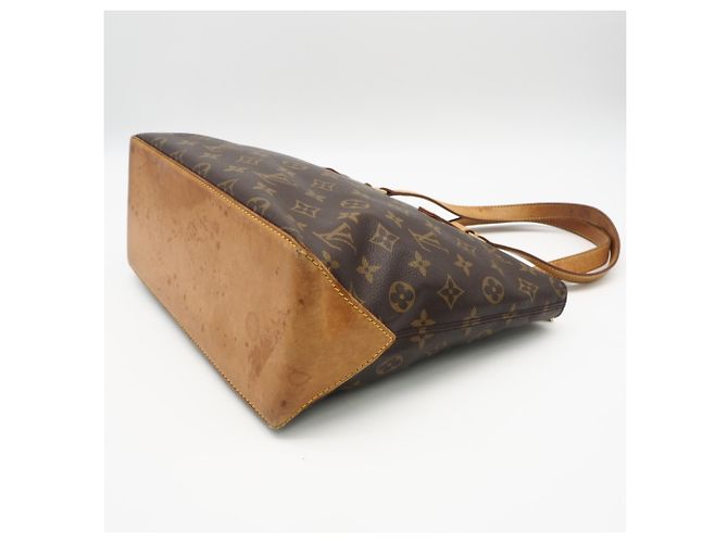 Borsa a mano Louis Vuitton Monogram Cabas Piano Marrone Beige - vista 7
