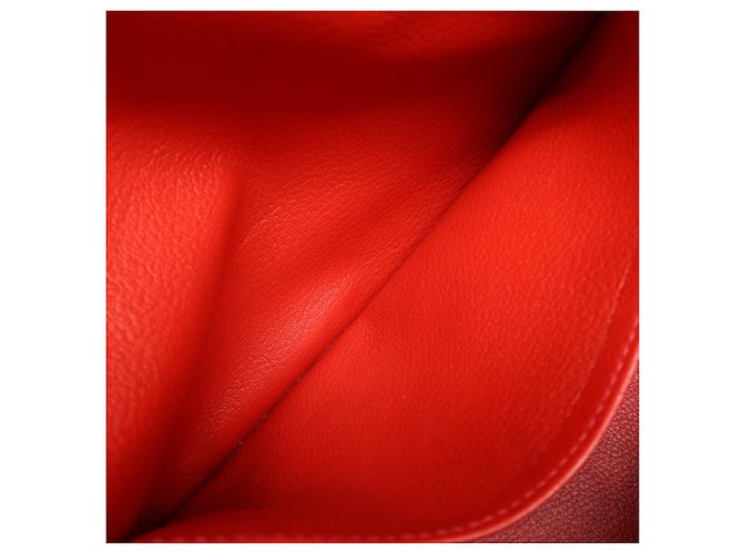 Hermès Borsa HERMES Dogo Birkin 30 Rouge Casaque Rosso - vista 15