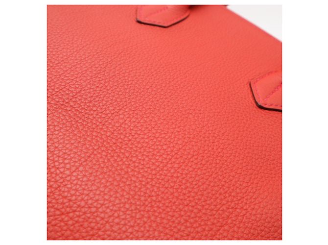 Hermès Borsa HERMES Dogo Birkin 30 Rouge Casaque Rosso - vista 4