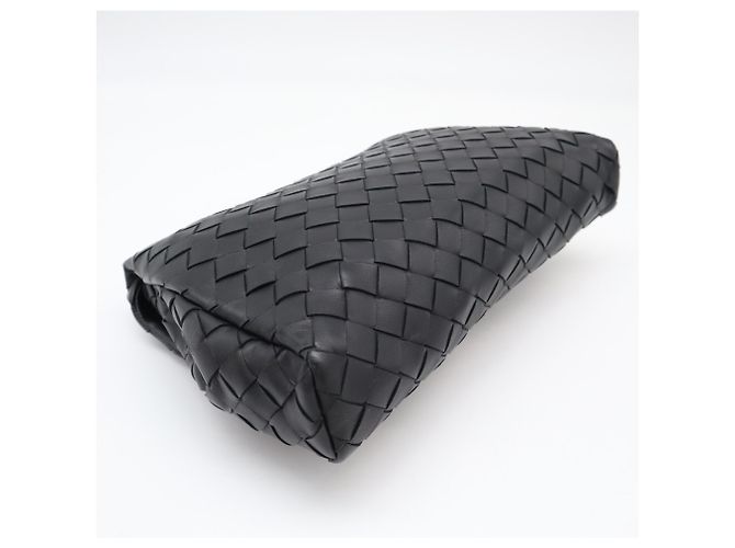 Bottega Veneta Intrecciato Clutch-Tasche Schwarz - Ansicht 6