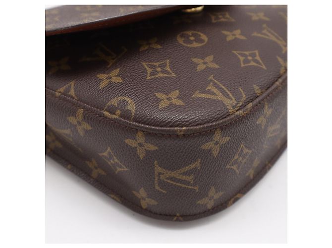 Bolso de hombro LOUIS VUITTON Monogram Saint Cloud GM Castaño Beige - vista 10