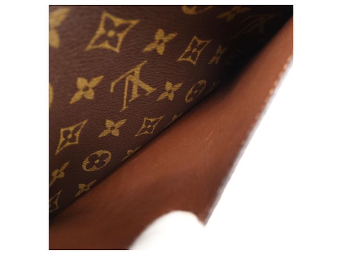 Bolso de hombro LOUIS VUITTON Monogram Saint Cloud GM Castaño Beige - vista 14