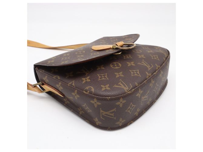 Bolso de hombro LOUIS VUITTON Monogram Saint Cloud GM Castaño Beige - vista 5