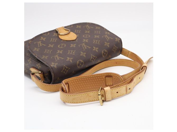 Bolso de hombro LOUIS VUITTON Monogram Saint Cloud GM Castaño Beige - vista 8