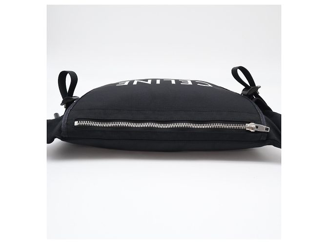 Céline Borsa a Tracolla Celine Nylon Medium Trekking Nero - vista 9