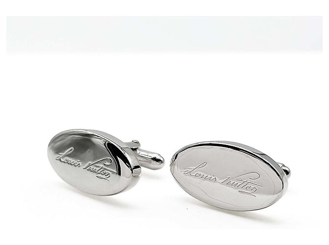 Abotoaduras Louis Vuitton Silver Prata - vista 2