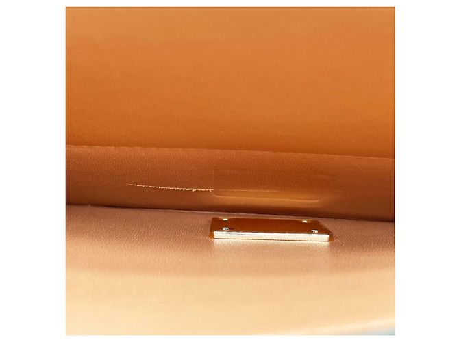 Borsa a spalla e clutch Loewe Goya Accordion D'oro Verde - vista 15