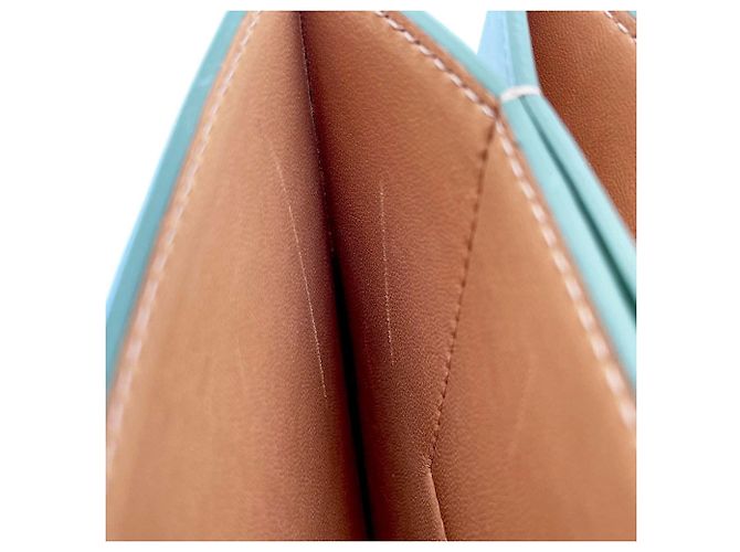 Borsa a spalla e clutch Loewe Goya Accordion D'oro Verde - vista 16