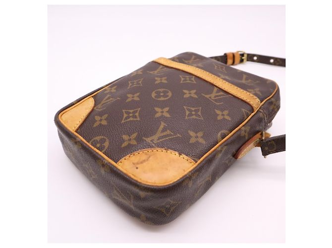 Borsa a tracolla Louis Vuitton Monogram Danube M45266 Marrone Beige - vista 5