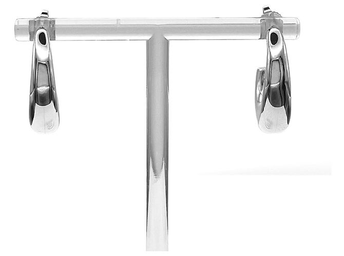 Orecchini a mezzo cerchio in argento Tiffany & Co. - vista 2