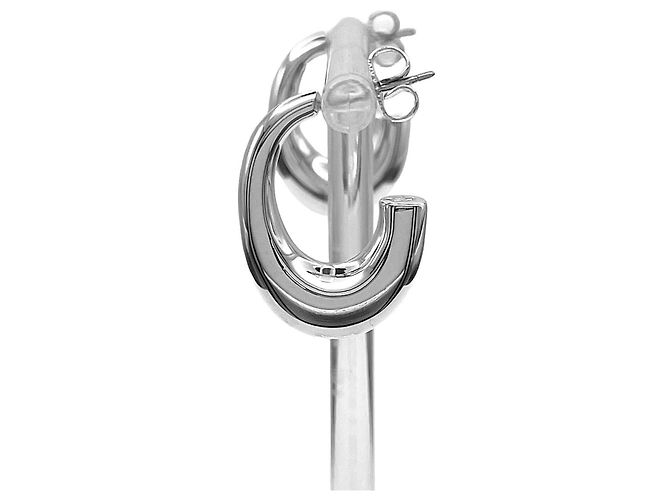 Orecchini a mezzo cerchio in argento Tiffany & Co. - vista 5