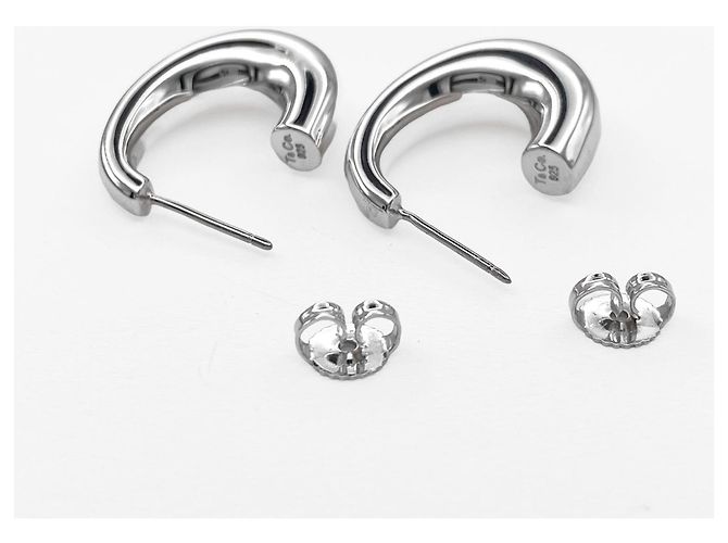 Orecchini a mezzo cerchio in argento Tiffany & Co. - vista 7